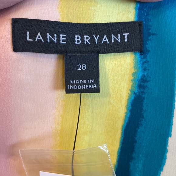 NEW Lane Bryant 28 beautiful blouse with belt - Picture 8 of 9